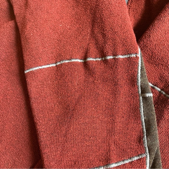 Kuhl Sweater Men L Brick Red Interceptr 1/4 Zip Pullover Fishing Camping Hiking - Picture 7 of 10